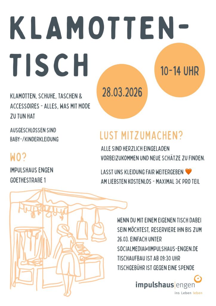Kopie von Creme Grün Einfach Illustrativ Flohmarkt Event Flyer A4 Dokument